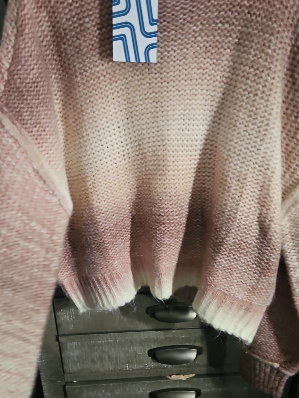 MARKET & Spruce Women's Ombré Pink Knit Sweater